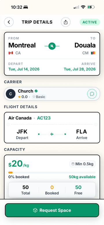 Trip Details